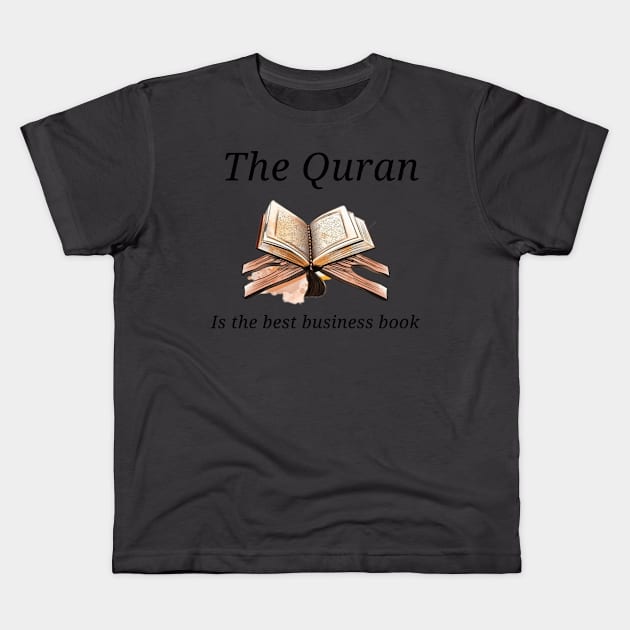 Hustle Muslim entrepreneur t-shirt Quran design inspiring islamic design Kids T-Shirt by HUSTLE Ts